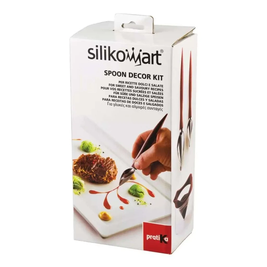 Set 2 Cucchiai Decorativi con Ciotola SILIKOMART