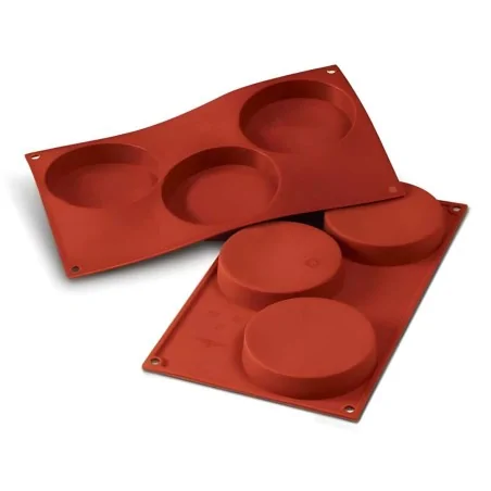 Stampo Silicone Disco Biscuits Biscotti ø 103 h 20 mm SILIKOMART