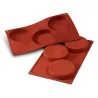 Stampo Silicone Disco Biscuits Biscotti ø 103 h 20 mm SILIKOMART