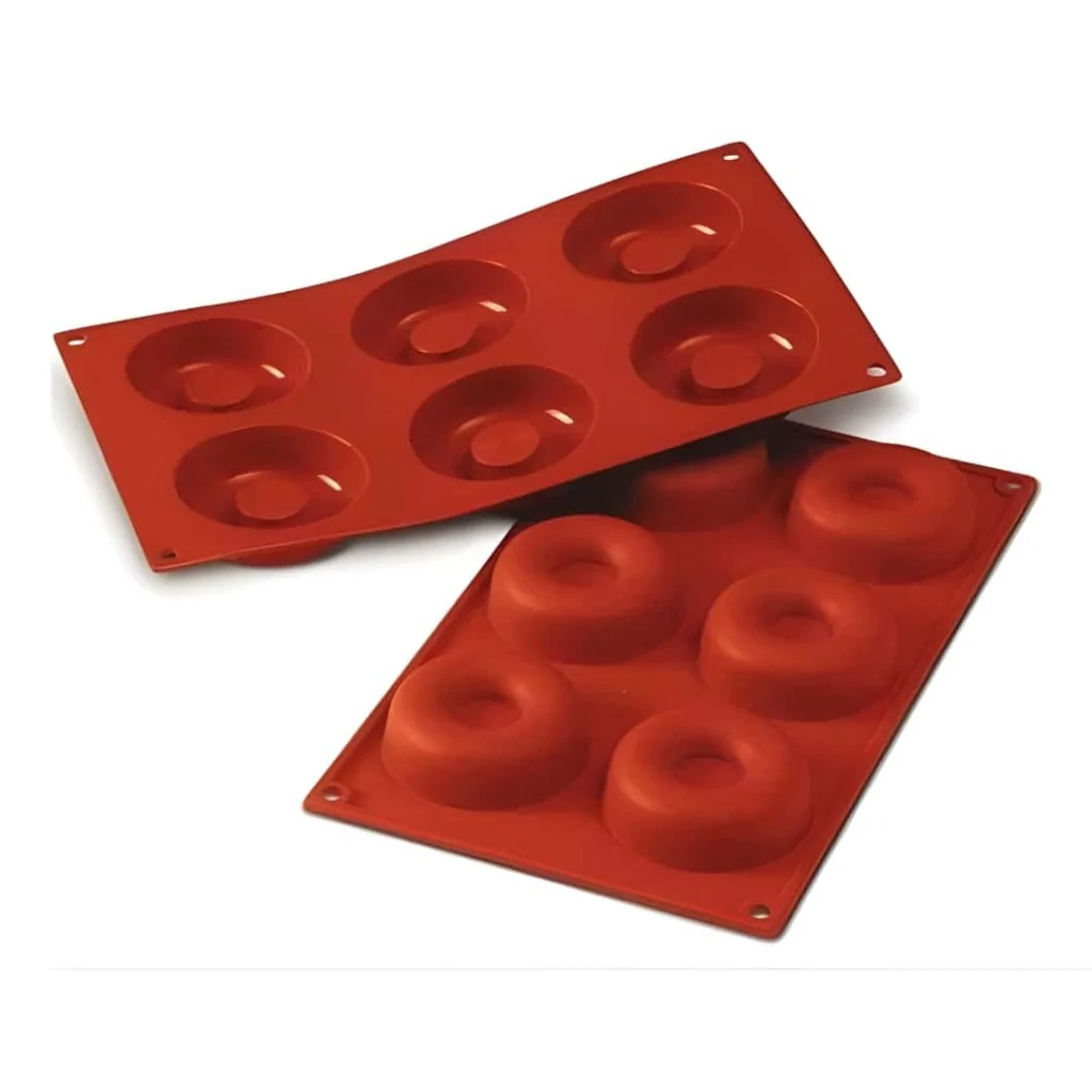 Stampo Silicone 6 Savarin ø 72 h 23 mm SILIKOMART