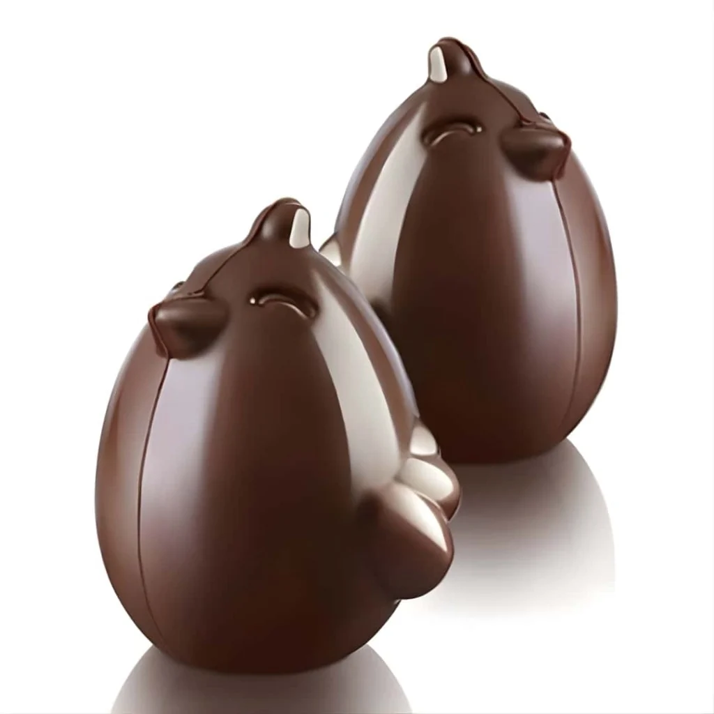 Set 2 Stampi Uova Cioccolato Paul Cino SILIKOMART