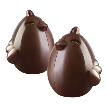 Set 2 Stampi Uova Cioccolato Paul Cino SILIKOMART