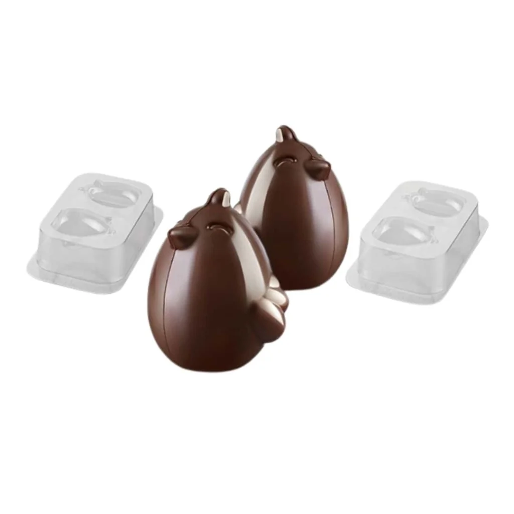 Set 2 Stampi Uova Cioccolato Paul Cino SILIKOMART