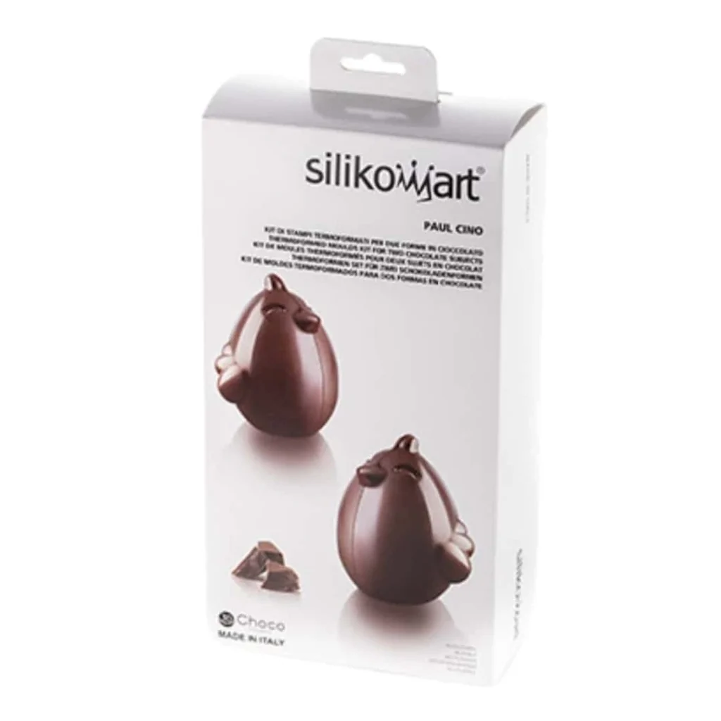 Set 2 Stampi Uova Cioccolato Paul Cino SILIKOMART