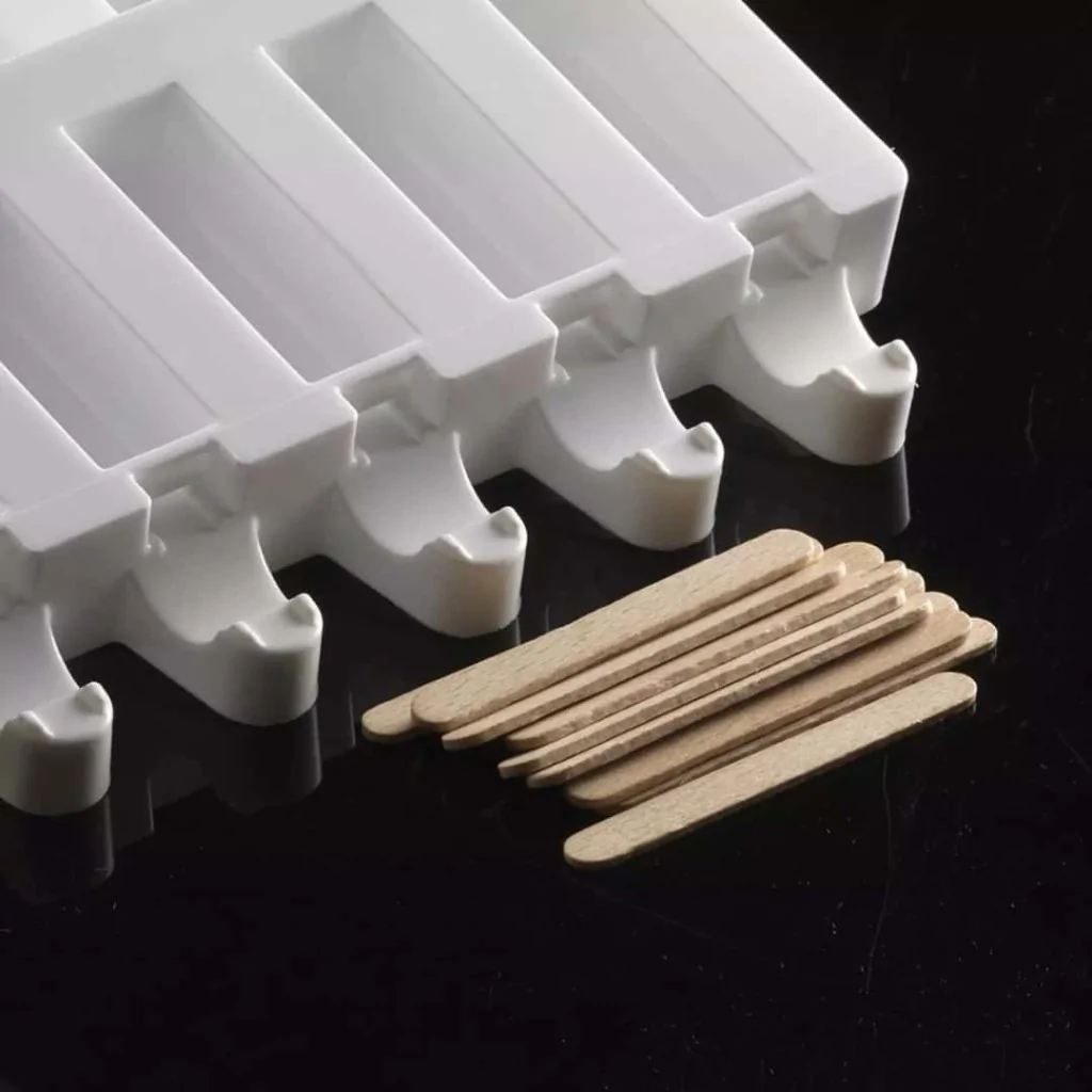 Set 500 Bastoncini in Legno Stecco Gelato Sticks 72x8 mm