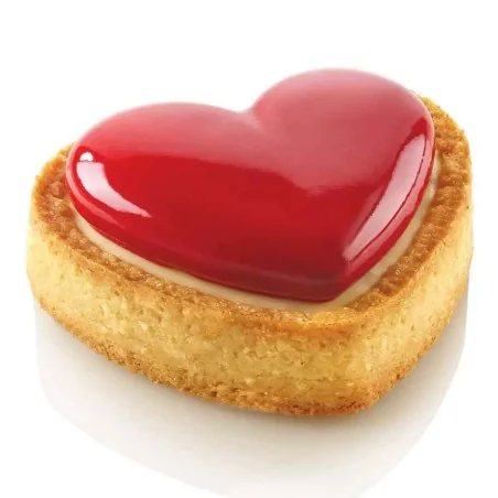 Kit Stampo Amore con 8 Anelli Tarte Ring Cuore 8x7 cm SILIKOMART