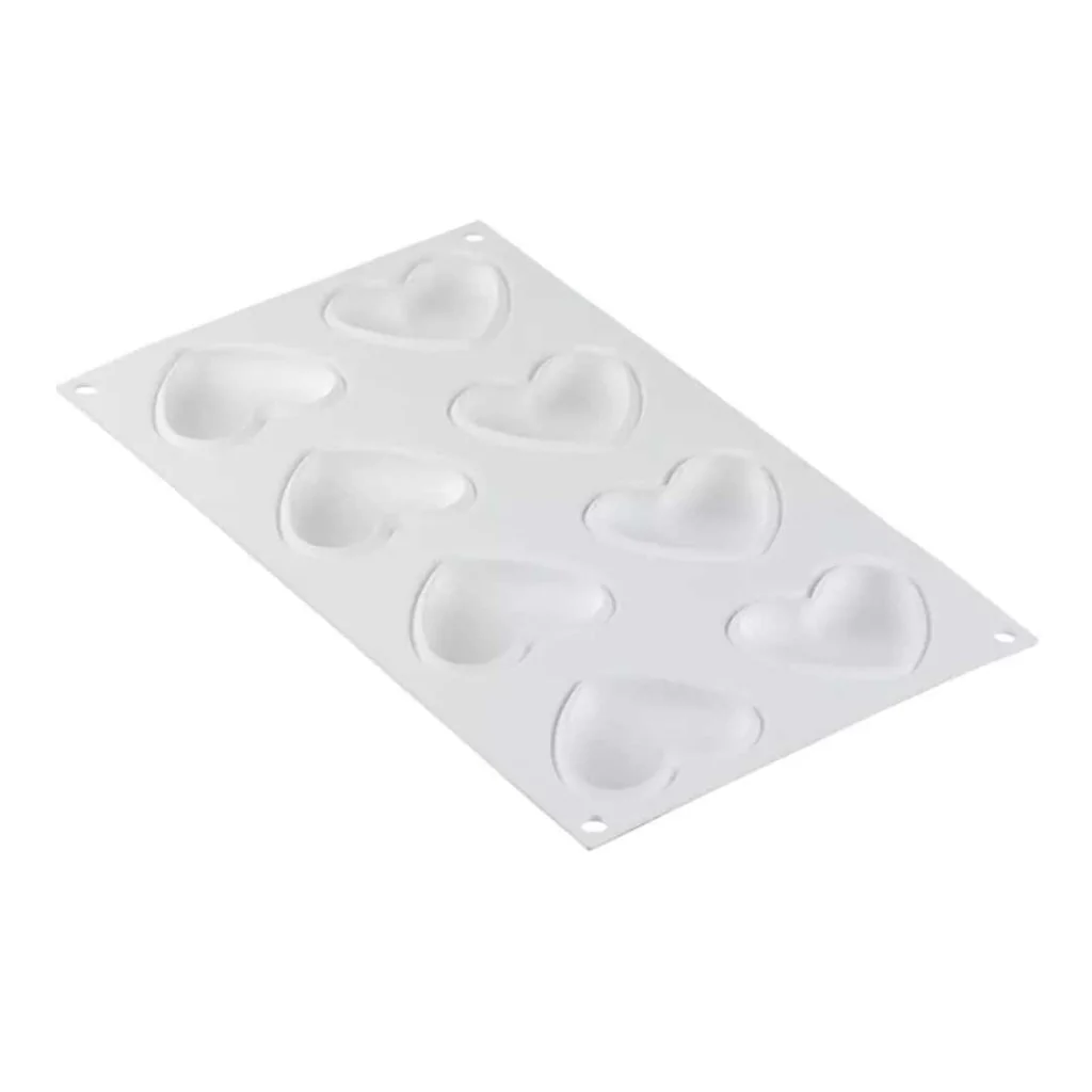 Kit Stampo Amore con 8 Anelli Tarte Ring Cuore 8x7 cm SILIKOMART