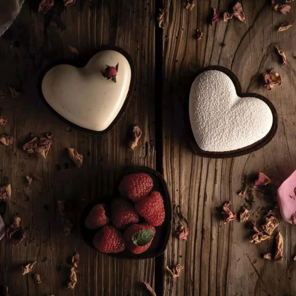 Kit Stampo Amore con 8 Anelli Tarte Ring Cuore 8x7 cm SILIKOMART