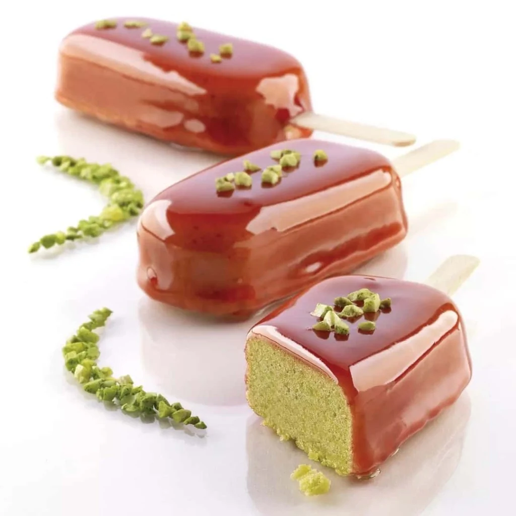 Set 2 Stampi Stecco Gelato 6 Magnum Classic SILIKOMART