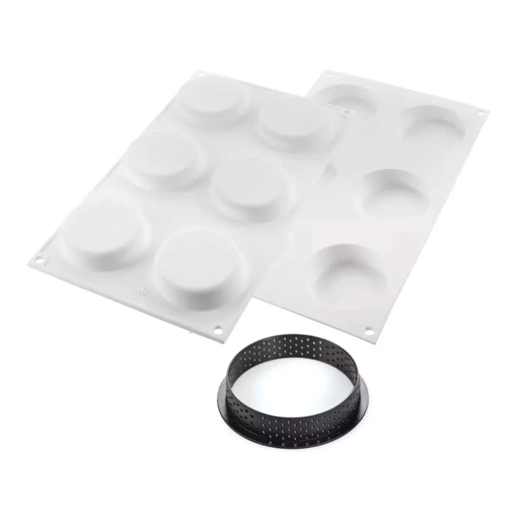 Kit Stampo Klassik con 6 Anelli Tarte Ring ø 7 cm SILIKOMART