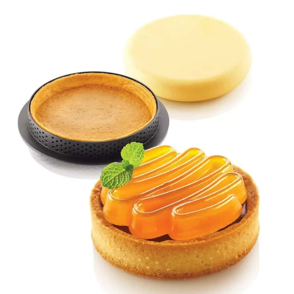 Kit Stampo Honore con 8 Anelli Tarte Ring ø 8 cm SILIKOMART