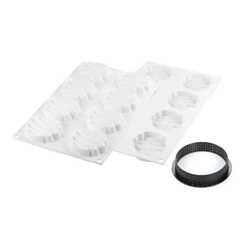 Kit Stampo Honore con 8 Anelli Tarte Ring ø 8 cm SILIKOMART