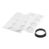 Kit Stampo Honore con 8 Anelli Tarte Ring ø 8 cm SILIKOMART