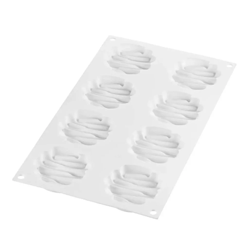 Kit Stampo Honore con 8 Anelli Tarte Ring ø 8 cm SILIKOMART