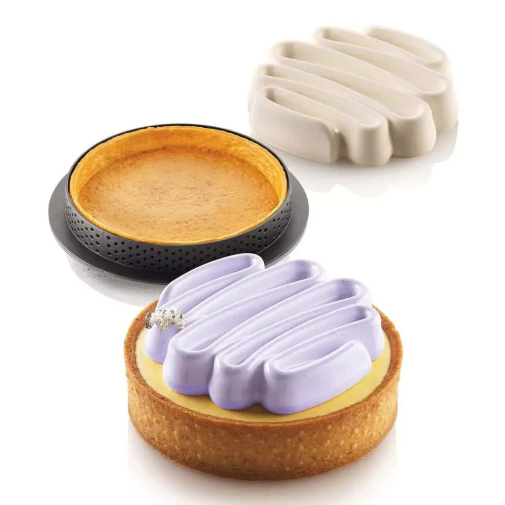 Kit Stampo Honore con 8 Anelli Tarte Ring ø 8 cm SILIKOMART
