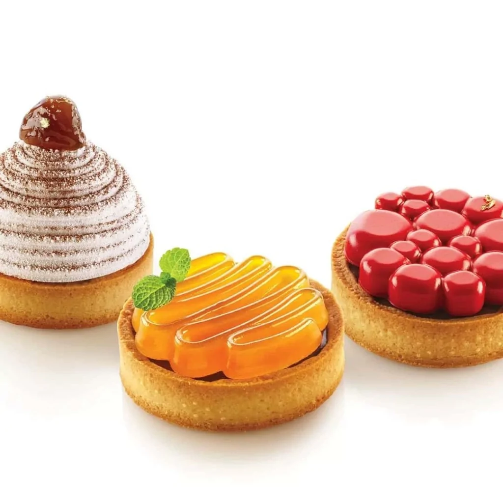 Kit Stampo Honore con 8 Anelli Tarte Ring ø 8 cm SILIKOMART