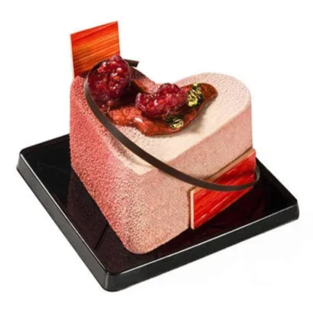 Stampo Silicone 8 Monoporzioni Cuore ø 65 h 35 mm SILIKOMART