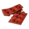 Stampo Silicone 6 Monoporzioni Cuore ø 65 h 40 mm SILIKOMART