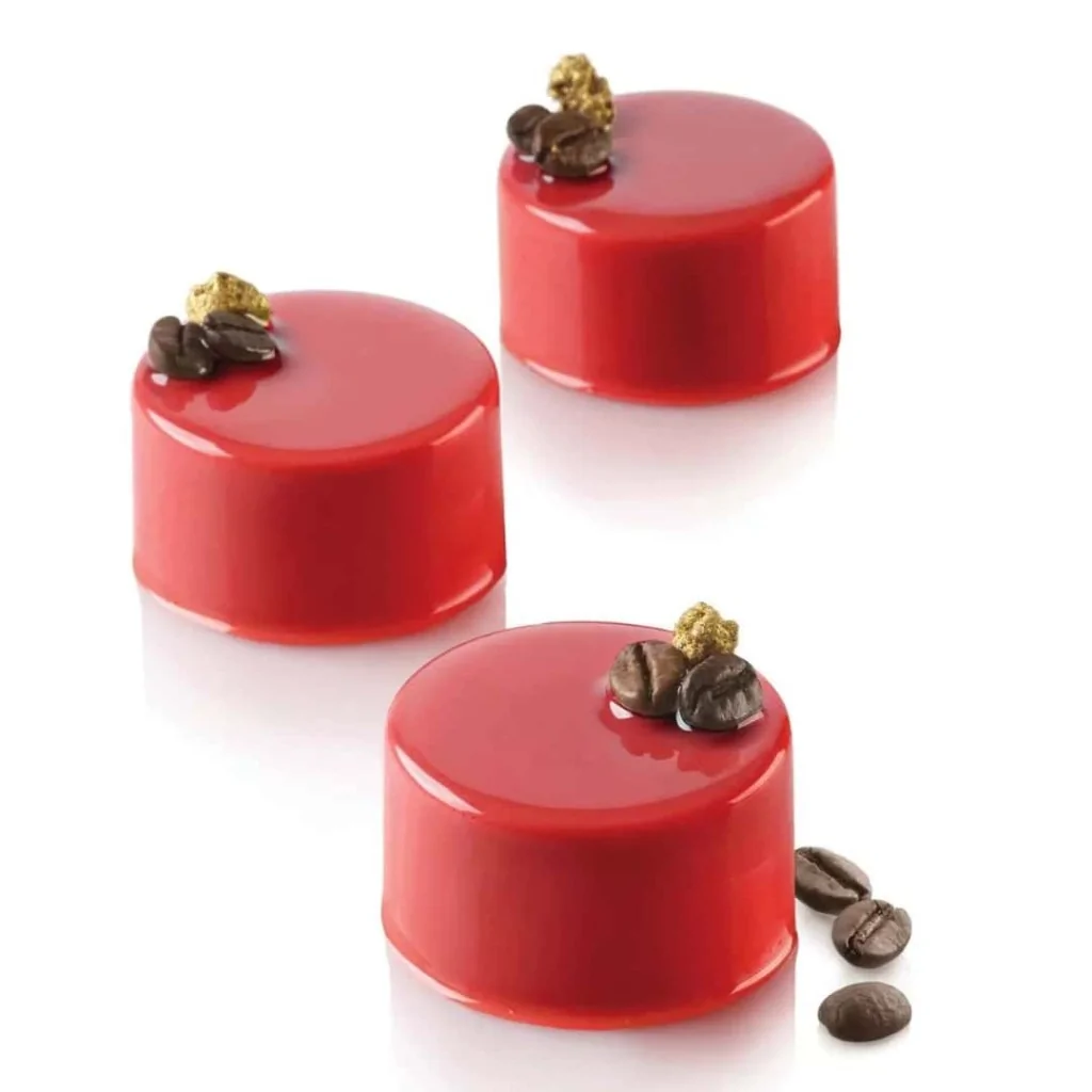 Stampo Silicone 8 Monoporzioni Cilindri 63x40 mm SILIKOMART