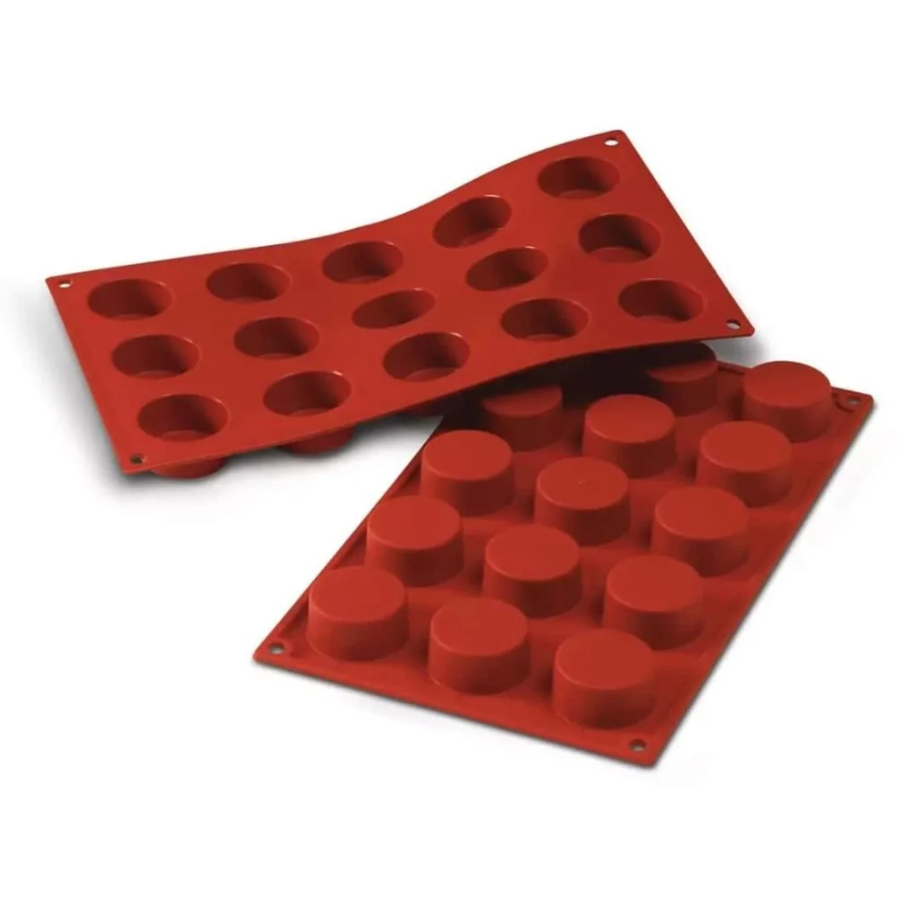 Stampo Silicone 15 Monoporzioni Petits Fours 40x20 mm SILIKOMART