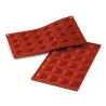 Stampo Silicone 24 Monoporzioni Semisfere ø 30x15 mm SILIKOMART
