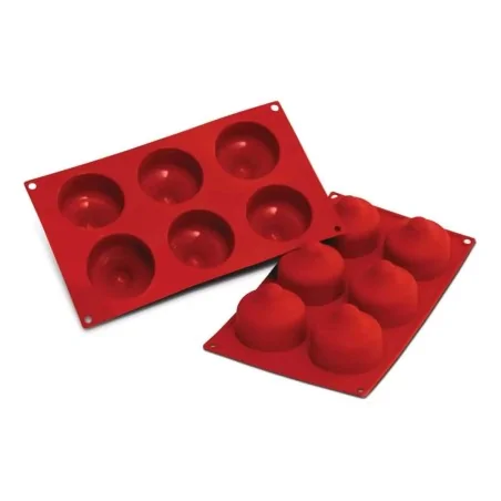 Stampo Silicone 6 Monoporzioni Kiss ø 70 h. 