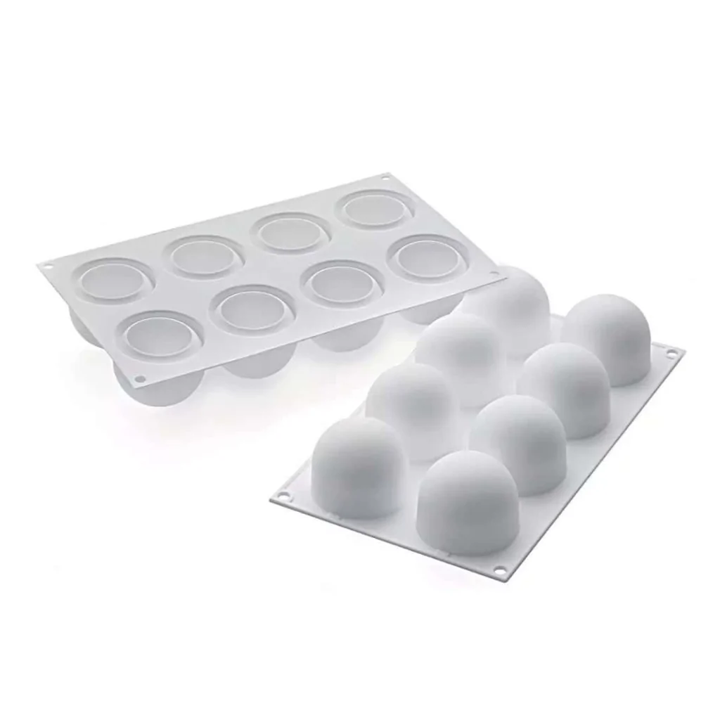 Stampo Silicone 8 Monoporzioni Tartufi 120 62x52 mm SILIKOMART