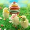 Stampo Uova di Pasqua Cioccolato 3D Egg Choc SILIKOMART