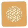 Set 2 Stencil Silicone Decoro Foglia SILIKOMART