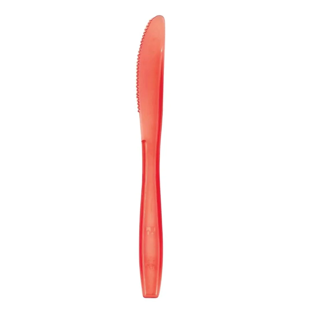 Coltello Pesante Rosso 19 cm 50 pz GOLD PLAST