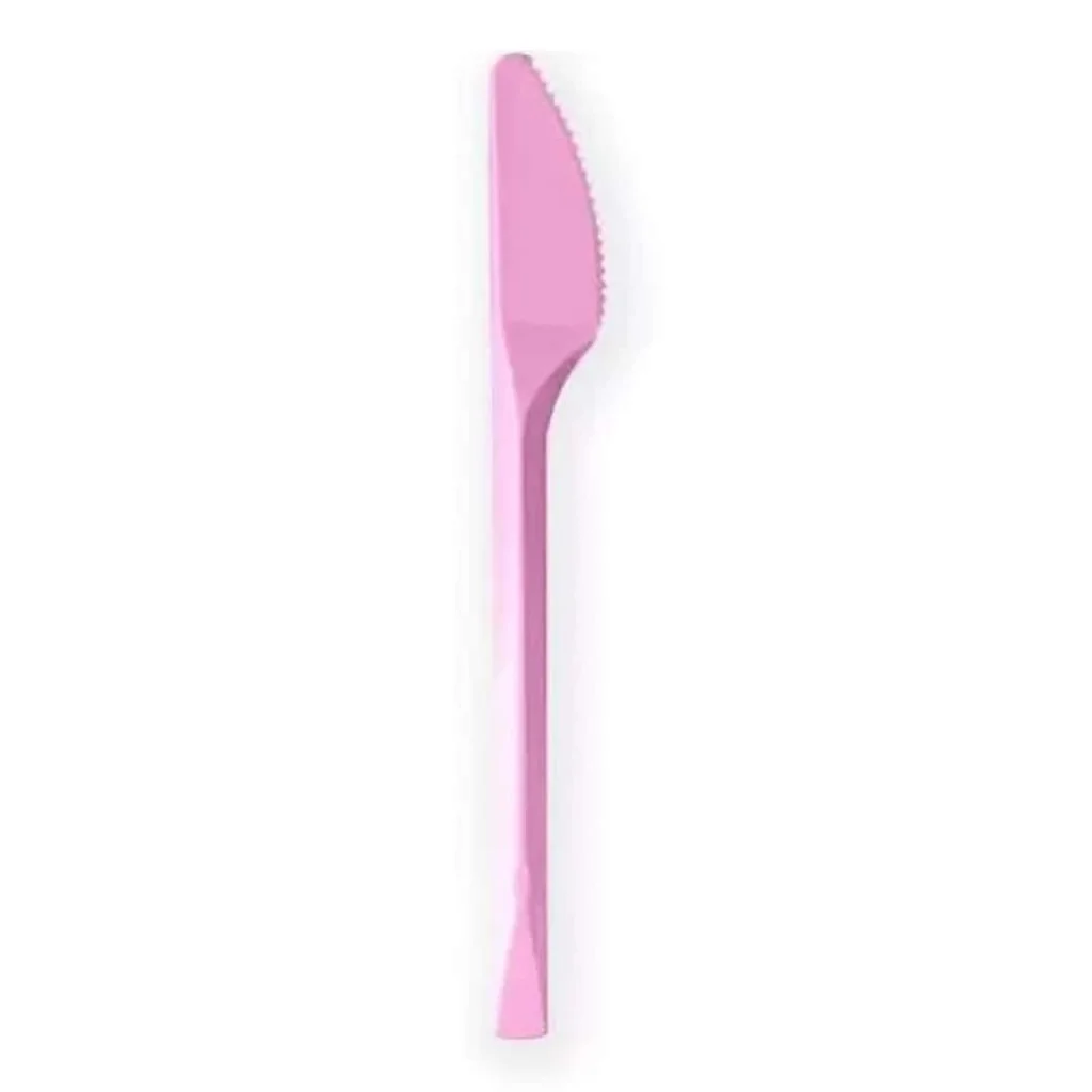 Coltelli Plastica Rosa 20 pz DT