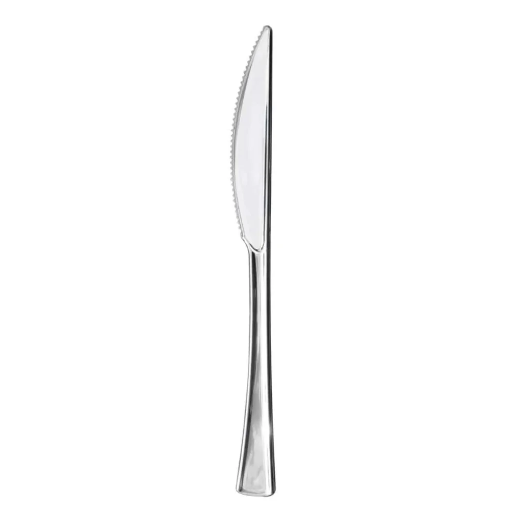 Coltelli Plastica Metallizzati Metal PS 50 pz GOLD PLAST