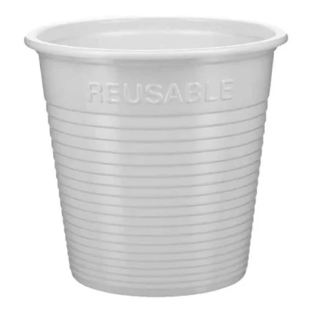 Bicchiere Bicolore Reusable Bianco 230 cc DOPLA