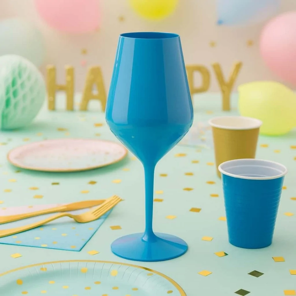 Calice Vino Cocktail Infrangibile Blu 470 cc GOLD PLAST