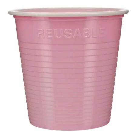 Bicchiere Bicolore Reusable Rosa 230 cc DOPLA
