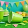 Bicchiere Bicolore Reusable Verde Acido 160 cc DOPLA