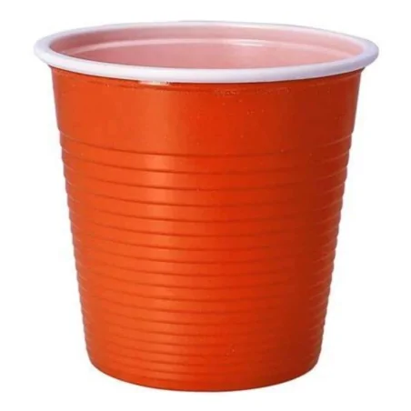 Bicchiere Bicolore Reusable Arancione 230 cc DOPLA