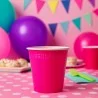 Bicchiere Bicolore Reusable Fucsia 230 cc DOPLA