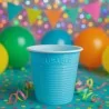 Bicchiere Bicolore Reusable Azzurro 230 cc DOPLA