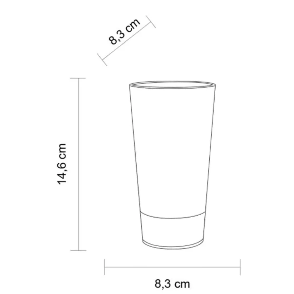 Bicchiere Urban M Infrangibile in San da 50 cl BREVETTI WAF