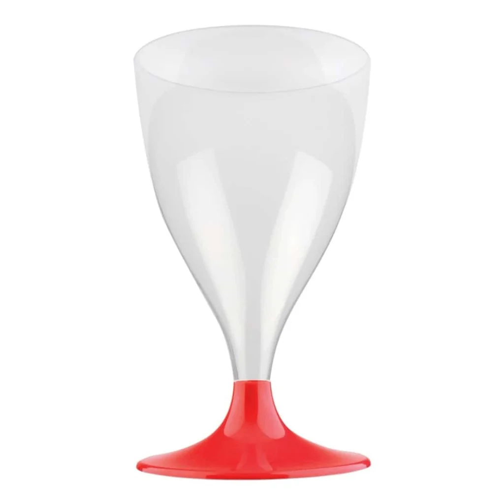 Calice Acqua Vino Easy con Gambo Colorato 200 cc 6 pz GOLD PLAST
