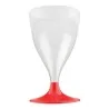 Calice Acqua Vino Easy con Gambo Colorato 200 cc 6 pz GOLD PLAST