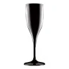 Calice Flute Infrangibile SAN Nero 150 cc GOLD PLAST