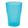 Bicchieri Ottagonali Turchese 270 cc 20 pz DT