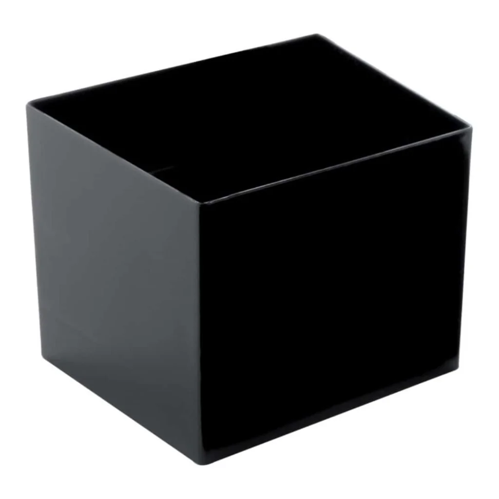 Coppetta Cube Nera 60 cc 15 pz GOLD PLAST
