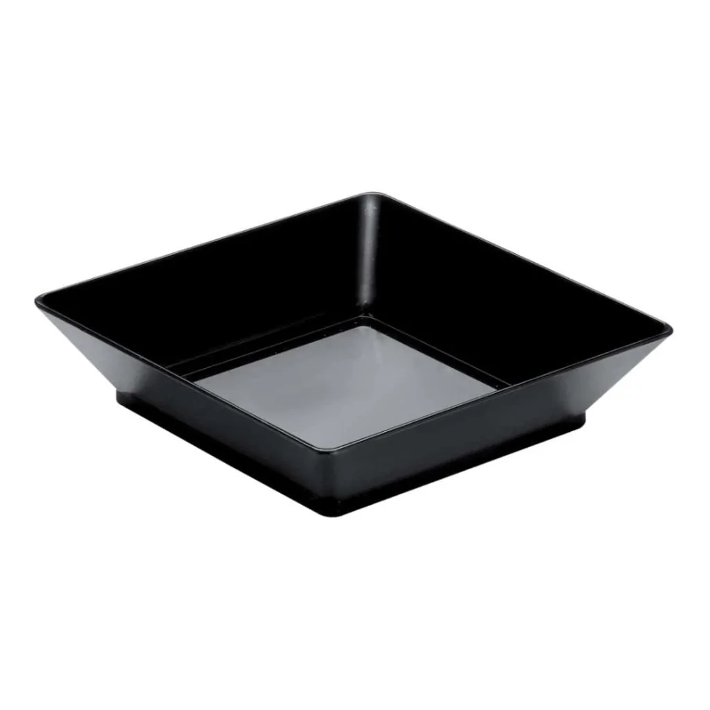 Vassoio Small Plate Nero 65mm 25 pz GOLD PLAST