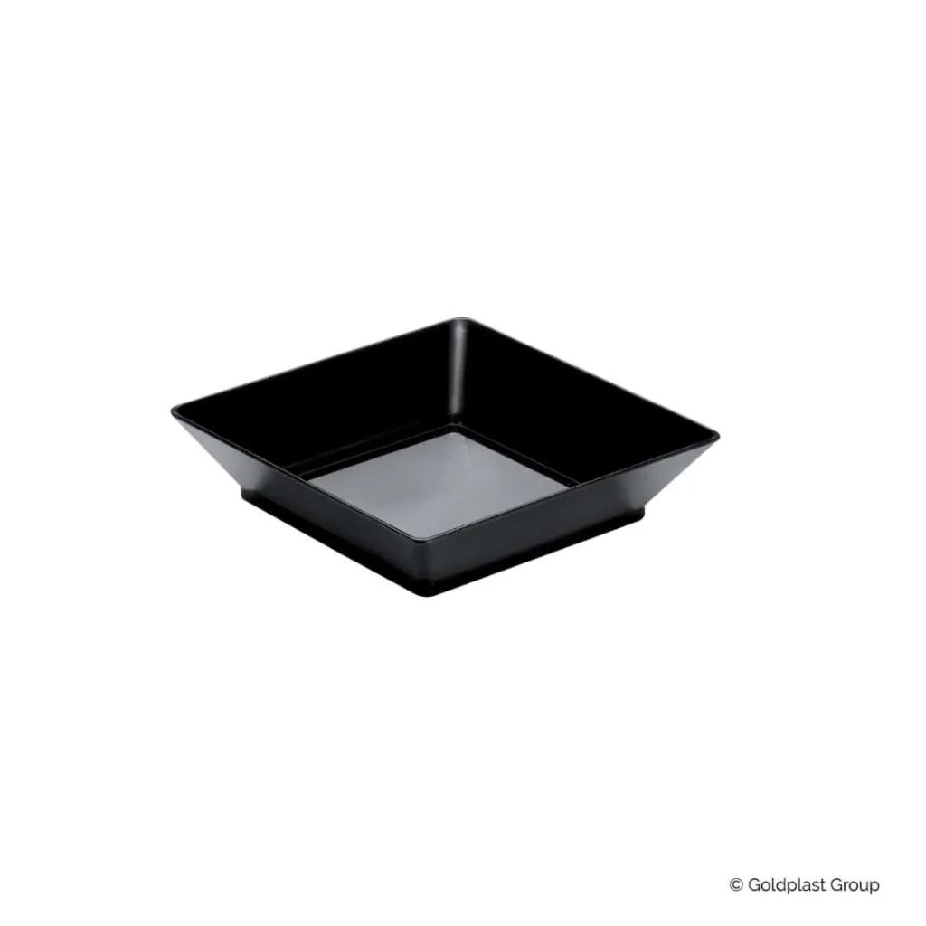 Vassoio Small Plate Nero 65mm 25 pz GOLD PLAST