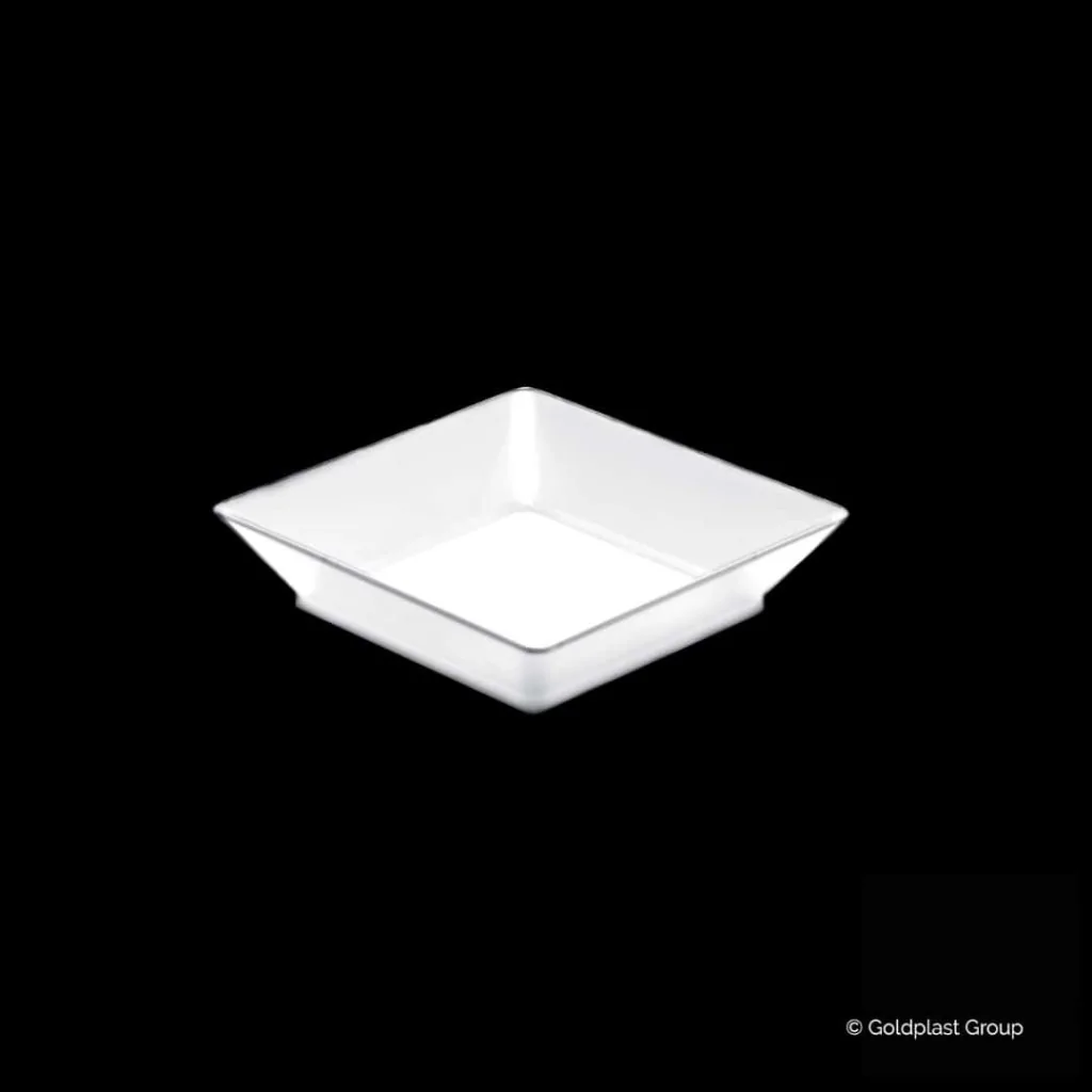 Vassoio Small Plate Bianco 65mm 25 pz GOLD PLAST