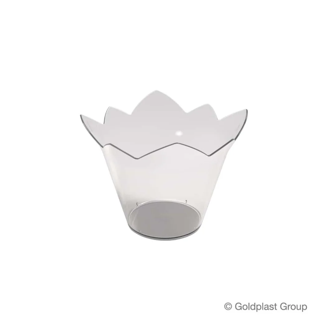 Coppetta Waterlily Trasparente 70cc 25 pz GOLD PLAST