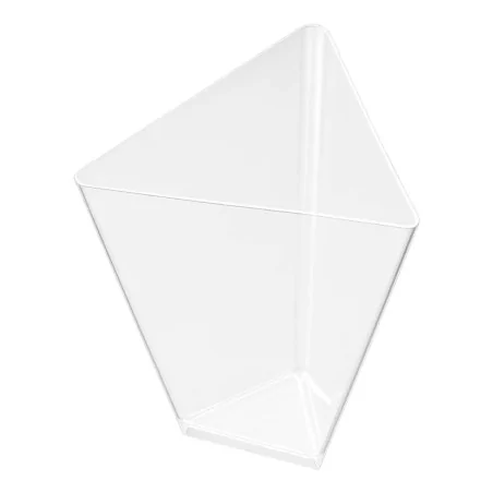 Coppetta Triangolo Trasparente 75cc 25 pz GOLD PLAST